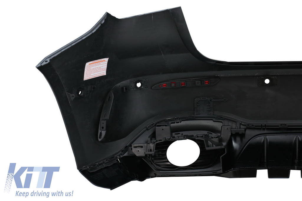 Large Front Bumper Canards For Mercedes Benz A Class W177 (2018