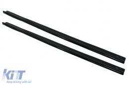 Complete Body Kit suitable for Mercedes A-Class W176 (2012-2018) A45 Design with Spoiler Splitters Fins Aero-image-6108122
