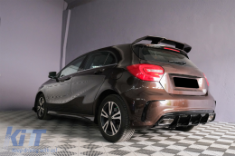Complete Body Kit suitable for Mercedes A-Class W176 (2012-2018) Facelift Aero A45 Design-image-6108177