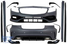image-2-Complete Body Kit suitable for Mercedes A-Class W176 (2012-2018) Facelift Aero A45 Design