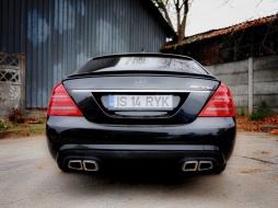 Complete Body Kit suitable for MERCEDES-Benz S-Class W221 Exhaust Muffler Tips and LED Taillights 2005-2011 (LWB) A-Design-image-6027963