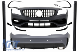 image-26-Complete Body Kit suitable for Mercedes CLA C117 W117 (2013-2018) Facelift CLA45 Design Front Grille