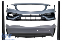 Complete Body Kit suitable for Mercedes CLA C117 W117 (2013-2018) Facelift CLA45 Design - CBMBW117AMGBT