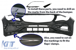 Complete Body Kit suitable for Mercedes CLA C117 W117 (2013-2018) Facelift CLA45 Design-image-6088907