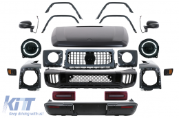 Complete Body Kit suitable for Mercedes G-Class W463 (2012-2017) Conversion to 2024 G63 Design - CBMBW463NL