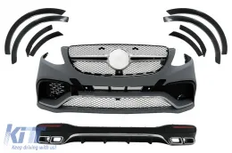 image-26-Complete Body Kit suitable for Mercedes GLE W166 SUV (2015-2018) Black Chrome