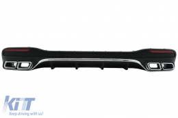 Complete Body Kit suitable for Mercedes GLE W166 SUV (2015-2018) Black Chrome-image-6098159