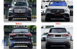 Complete Body Kit suitable for Mercedes GLS SUV X167 (2019-2023) GLS63 Design-image-6258126