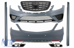 Complete Body Kit suitable for Mercedes S-Class W222 (2013-06.2017) S63 Design - COCBMBW222AMGS63MB