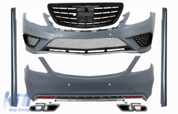 image-19-Complete Body Kit suitable for Mercedes S-Class W222 (2013-06.2017) S63 Design
