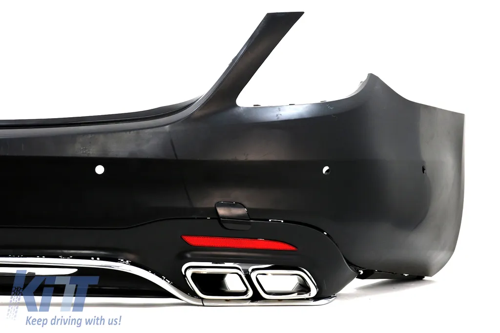 Complete Body Kit suitable for Mercedes S-Class W222 Facelift (2013-06.2017) S63 Design With Central Grille Piano Black