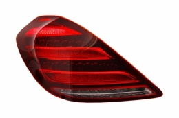 Complete Body Kit suitable for Mercedes S-Class W222 (2013-2017) Facelift S63 Design and Taillights Full LED with Sequential Dynamic Turning Lights-image-6040271
