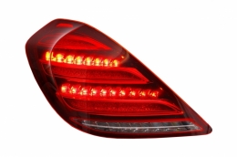 Complete Body Kit suitable for Mercedes S-Class W222 (2013-06.2017) Facelift S63 Design and Taillights Full LED with Sequential Dynamic Turning Lights-image-6040298