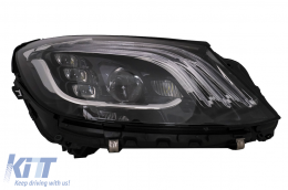 Complete Body Kit suitable for Mercedes S-Class W221 (2005-2013) Conversion to 2018 W222 Design-image-6103360