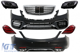 Complete Body Kit suitable for Mercedes S-Class W222 Facelift (2013-06.2017) S63 Design