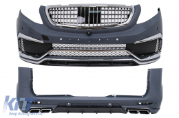 Complete Body Kit suitable for Mercedes V-Class W447 (2014-03.2019) Luxury Design - CBMBW447MBBT