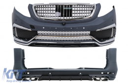 Complete Body Kit suitable for Mercedes V-Class W447 (2014-03.2019) Luxury Design - CBMBW447MBBT