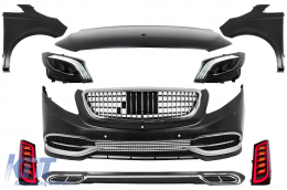 Complete Body Kit suitable for Mercedes V-Class W447 (2014-03.2019) Conversion to VS680 Design - CBMBW447MBCO