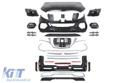 Complete Body Kit suitable for Mercedes V-Class W447 (2014-2023) Conversion to 2024 Design - CBMBW447NLD