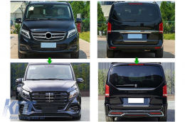 Complete Body Kit suitable for Mercedes V-Class W447 (2014-2023) Conversion to 2024 Design-image-6126950