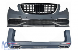 Complete Body Kit suitable for Mercedes V-Class W447 (2014-03.2019) 2020 Design - CBMBW447MBHDDS