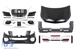 Complete Body Kit suitable for Mercedes Vito (2016-2023) Conversion to 2024 V Design - CBMBW447NLV3