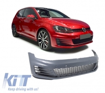 Complete Body Kit suitable for VW Golf 7 VII 2013-2016 GTI Look With Front Grille and Headlights LED DRL-image-6000147