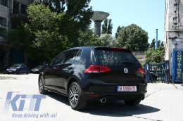 Complete Body Kit suitable for VW Golf 7 VII 2013-2016 GTI Look With Front Grille and Headlights LED DRL-image-6010388