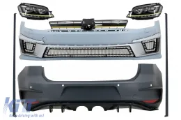 image-53-Complete Body Kit suitable for VW Golf 7 VII (2012-2017) R400 Look with Headlights 3D LED DRL Yellow FLOWING Dynamic Sequential Turning Lights