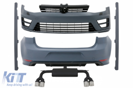image-63-Complete Body Kit suitable for VW Golf 7 VII (2013-2017) R R20 Look with Complete Exhaust System