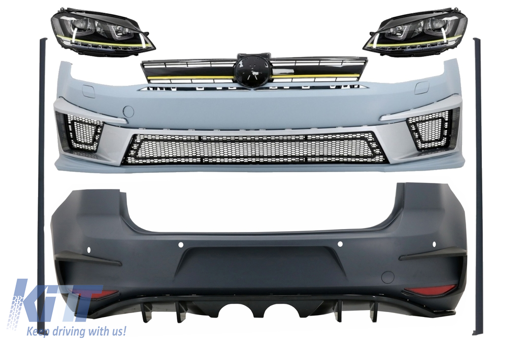 complete body kit vw volkswagen golf 7 vii 12 r400 with headlights