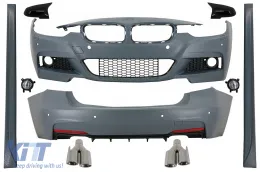 image-16-Complete Body Kit with Exhaust and Mirros Covers suitable for BMW 3 Series F30 (2011-2019) M-Technik Design