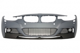 Complete Body Kit with Exhaust Muffler Tips Black suitable for BMW 3 Series F30 (2011-2019) M-Performance Design-image-6018295