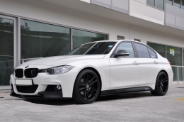Complete Body Kit with Exhaust Muffler Tips Black suitable for BMW 3 Series F30 (2011-2019) M-Performance Design-image-6018356