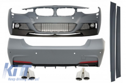 Complete Body Kit with Exhaust Muffler Tips suitable for BMW 3 Series F30 (2011-2019) M-Performance Design