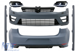 image-60-Complete Body Kit with G7.5 Look LED Headlights Bi-Xenon Look Sequential Dynamic Turning Lights suitable for VW Golf 7 VII (11/2012-07/2017) R Design