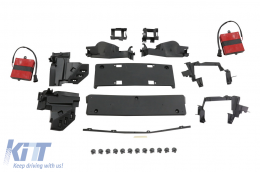 Complete Body Kit with Running Boards Side Steps suitable for Mercedes GLA X156 (2014-2016)-image-6083152