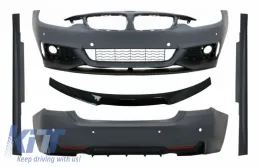 image-39-Complete Body Kit with Trunk Spoiler Piano Black suitable for BMW 4 Series F32 Coupe (2013-up) M-Performance Design