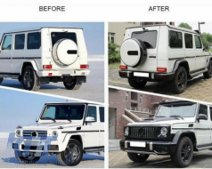 Complete Conversion Body Kit katállhlo gia Mercedes G-Class W463 (2008-2017) 2018 G63 Schediasmós-image-6041837