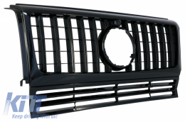 Complete Conversion Body Kit suitable for Mercedes G-Class W463 (1989-2017) G63 G65 Design with Front Grille Panamericana All Black-image-6047047