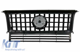 Complete Conversion Body Kit suitable for Mercedes G-Class W463 (1989-2017) G63 G65 Design with Front Grille Panamericana All Piano Black-image-6047063