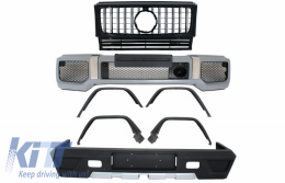 image-22-Complete Conversion Body Kit suitable for MERCEDES G-Class W463 (1989-2017) G63 G65 Design with Front Grille Panamericana Black Chrome