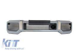 Complete Conversion Body Kit suitable for MERCEDES G-Class W463 (1989-2017) G63 G65 Design with Front Grille Panamericana Silver-image-6047084