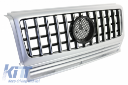 Complete Conversion Body Kit suitable for MERCEDES G-Class W463 (1989-2017) G63 G65 Design with Front Grille Panamericana Silver-image-6047094