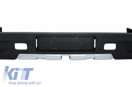 Complete Conversion Body Kit suitable for MERCEDES G-Class W463 (1989-2017) G63 G65 with Front Grille Piano Black / Chrome Stripes Design-image-6047107