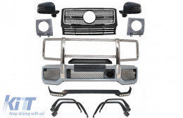 image-47-Complete Conversion Front Bumper Assembly suitable for Mercedes G-Class W463 (1989-2018) G63 G65 Design