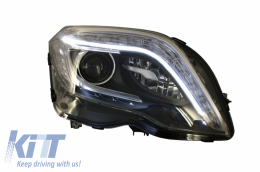Complete Conversion Retrofit Body Kit suitable for Mercedes GLK X204 (2013-2015) Facelift Design with LED DRL Headlights and LED Taillights-image-6002956