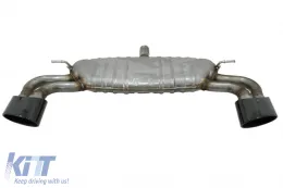 image-5-Complete Exhaust System suitable for Audi A3 8V Hatchback Sportback Coupe (2012-2019) RS3 Design Piano Black Tips