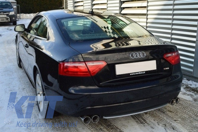Complete Exhaust System suitable for Audi A5 8T Coupe 2008 2015 S5 Design