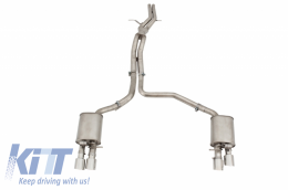 Complete Exhaust System suitable for Audi A7 4G (2010-2018) Petrol Engine 2.5L/2.8L/2.0T/1.8T/3.0T with Valvetronic